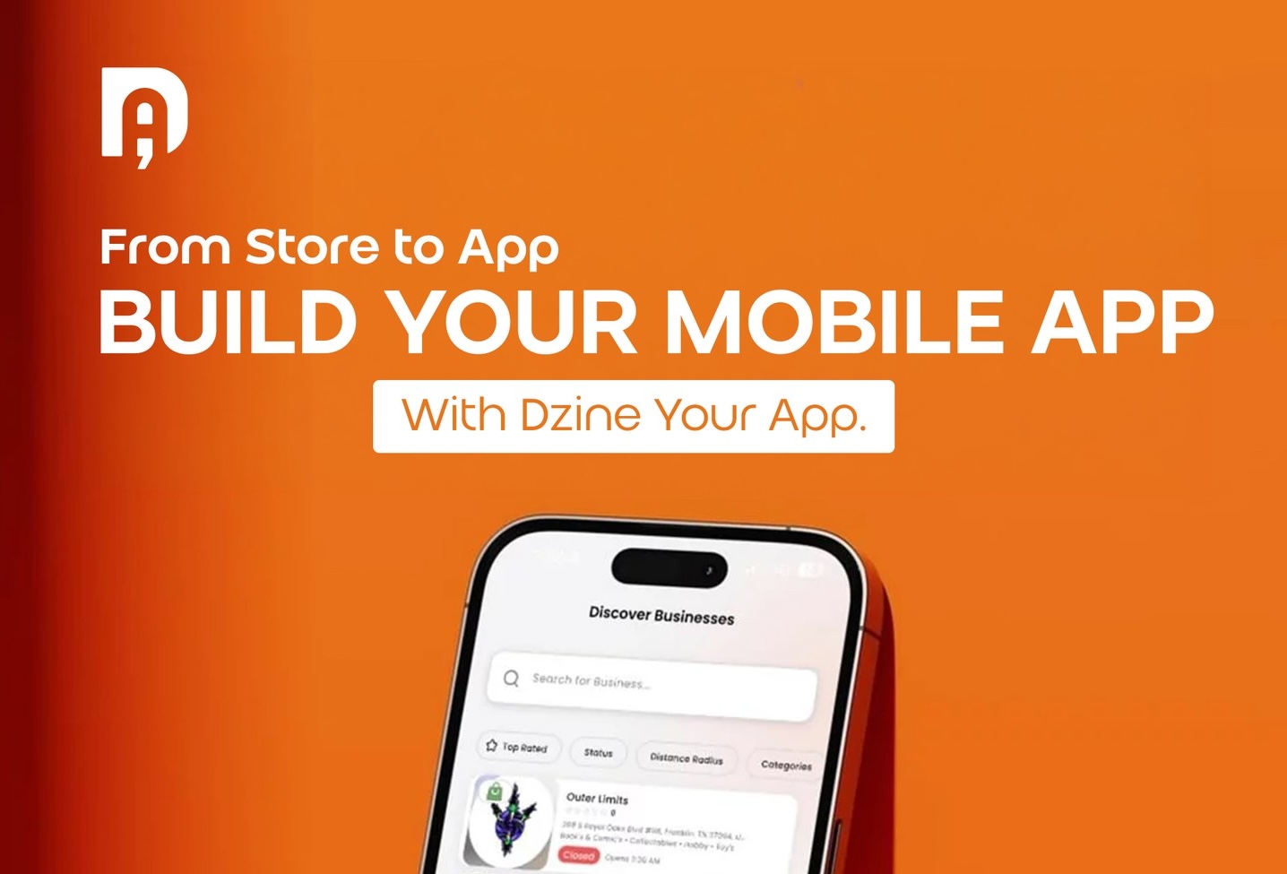 DzineYourApp blog welcome — Shopify mobile app builder